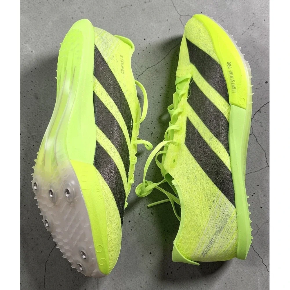 Adidas Adizero Prime SP 3 Strung Lucid Lemon Sprint‎ Spikes Men's 7.5 IH5800 New